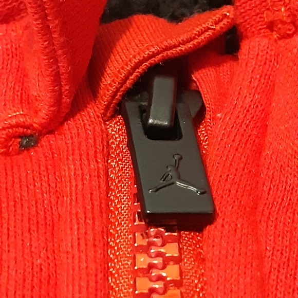 Jordan Jumpsuits Hooded Coverall, Baby Boy Gym Red, Size 9 Months 22" Long - Picture 12 of 16